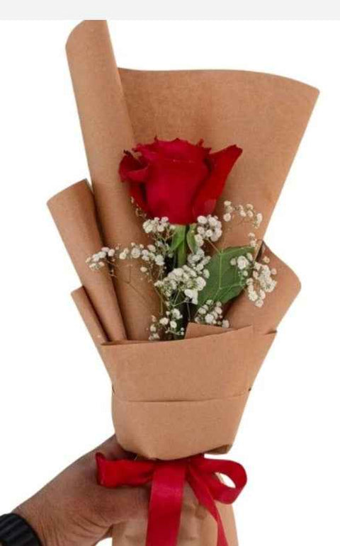 Mini Bouquet For Big love A Single Rose Bouquet