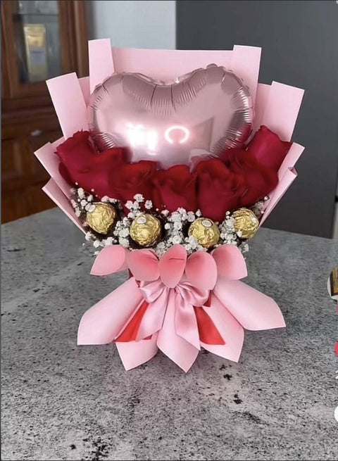 Cute Pink Bouquet A Bouquet Of Love